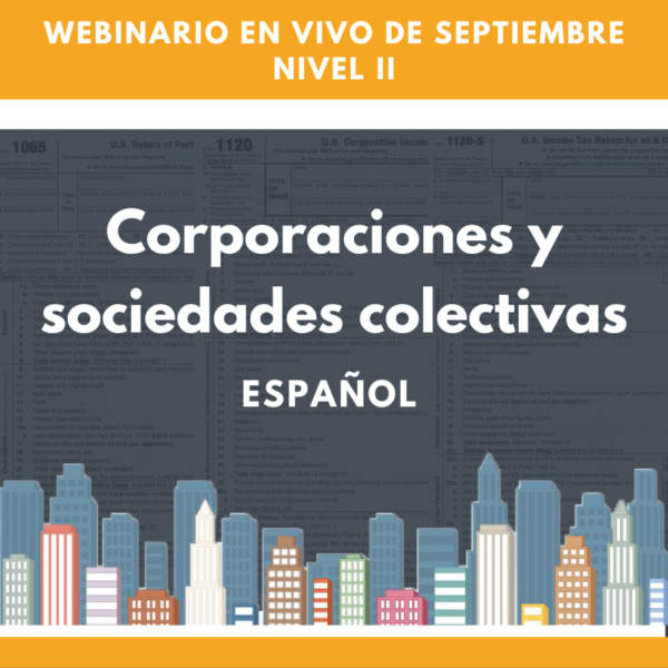 Nivel II: Septiembre corporaciones y sociedades colectivas presenciales webinario