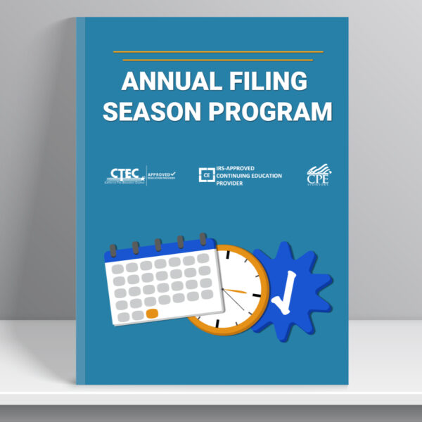 Annual Filing Season Program eBook