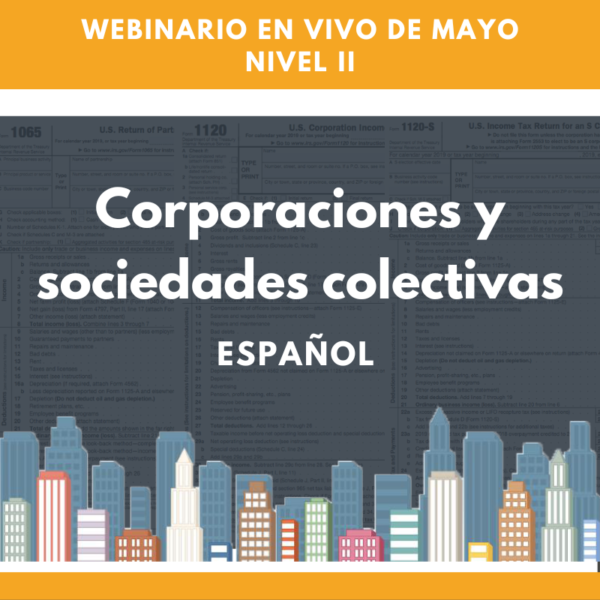 Nivel II: Mayo corporaciones y sociedades colectivas presenciales webinario